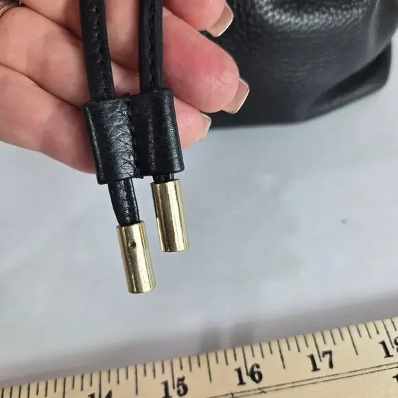 Kate Spade Black Mulberry Pebbled Leather Backpack   #854 - Picture 11 of 13